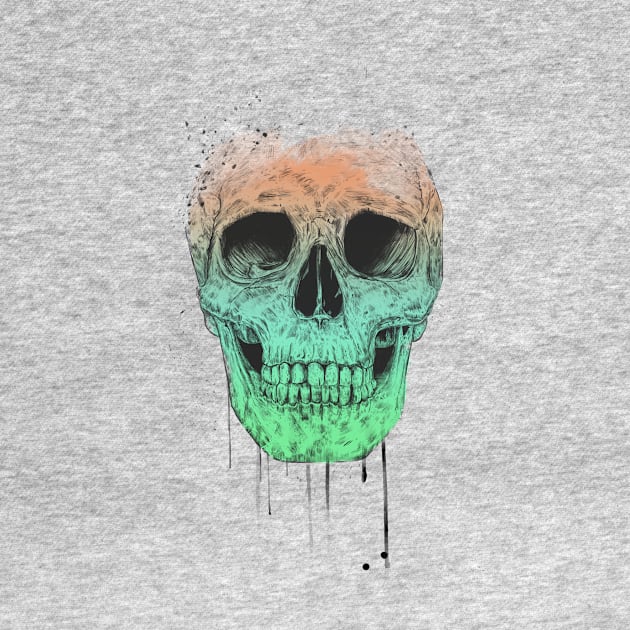 Pop art skull by soltib